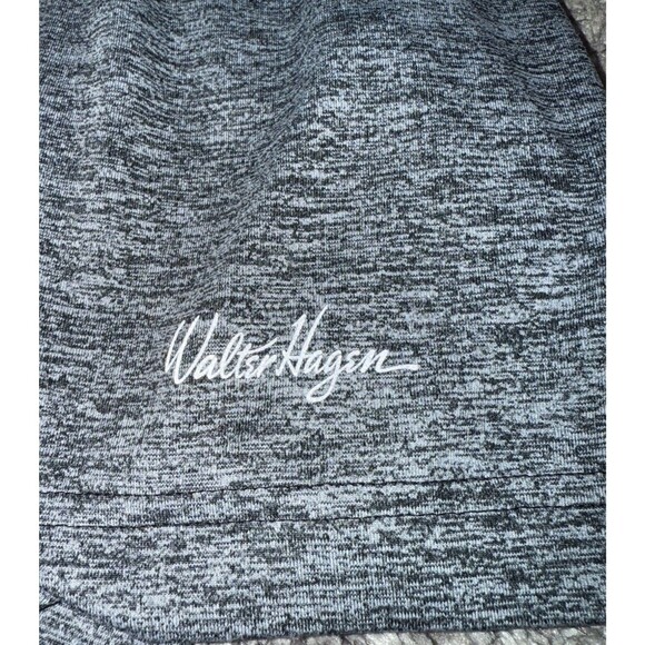 Walter Hagen 11 Majors Performance Polo Golf Shirt Mens Large Black Gray Stretch - Picture 6 of 6